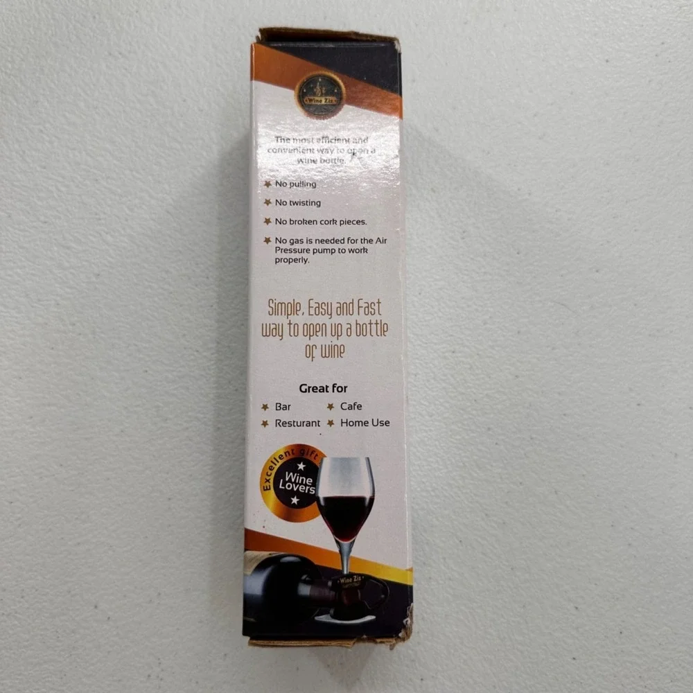 Wine Accessory Gift Set Stainless Steel‎ Chiller Air Pressure Opener Stopper